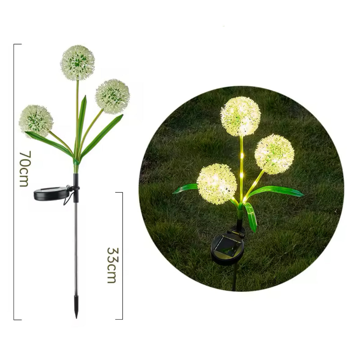 Solar Löwenzahn LED Outdoor Gartenlicht
