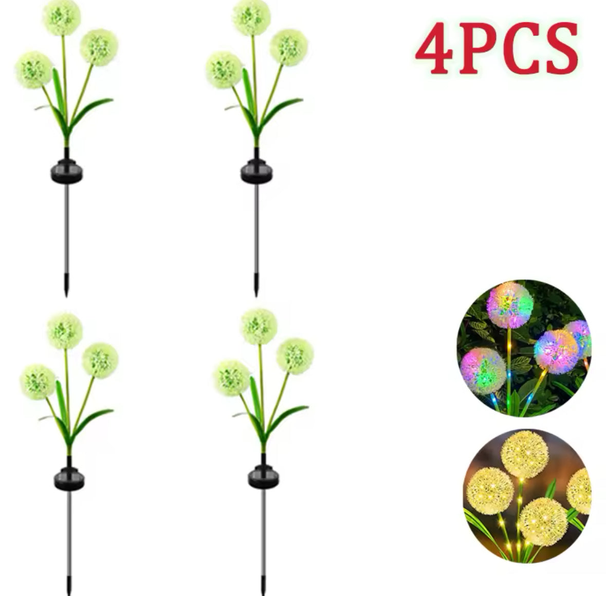 Solar Löwenzahn LED Outdoor Gartenlicht