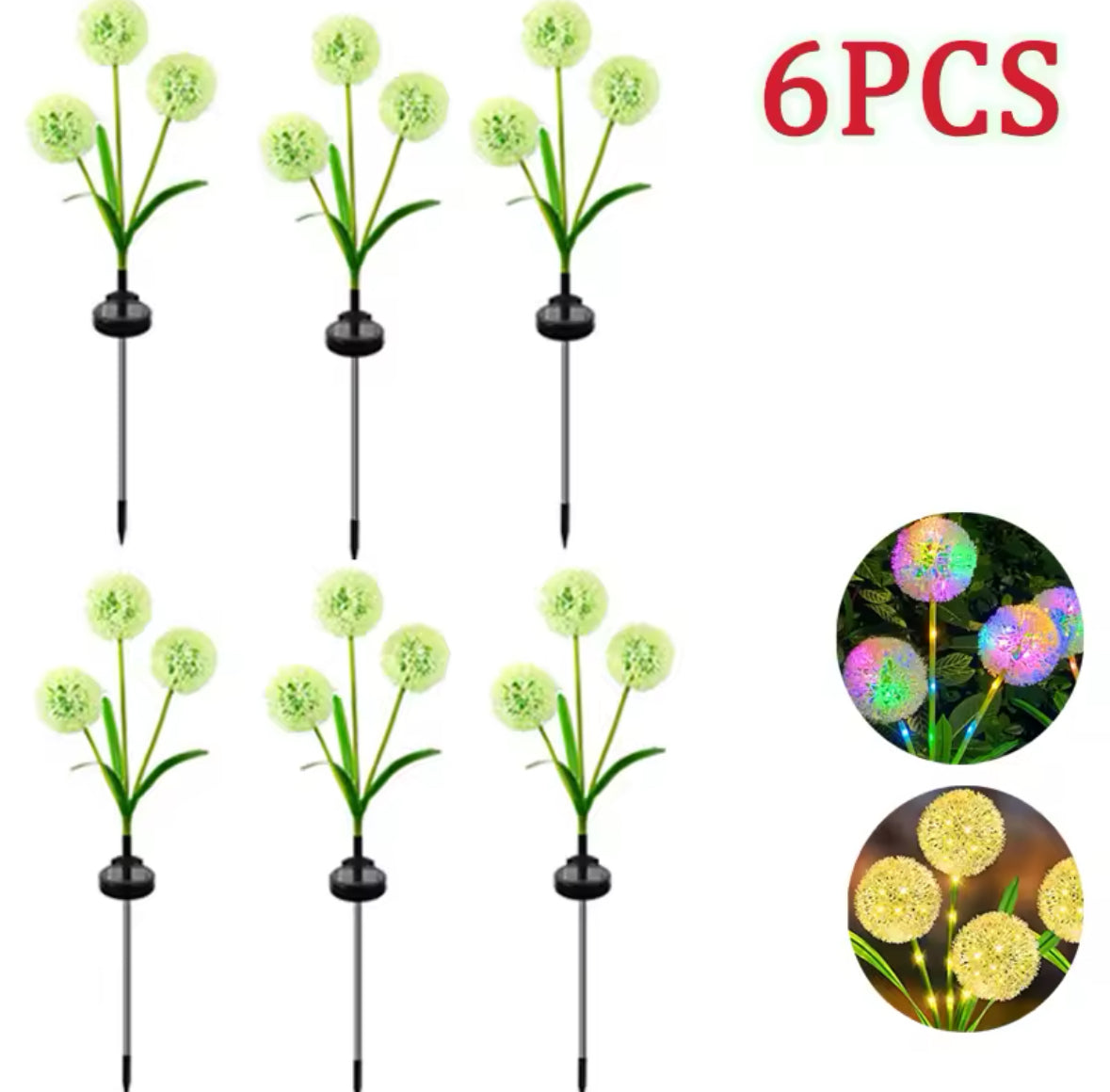 Solar Löwenzahn LED Outdoor Gartenlicht