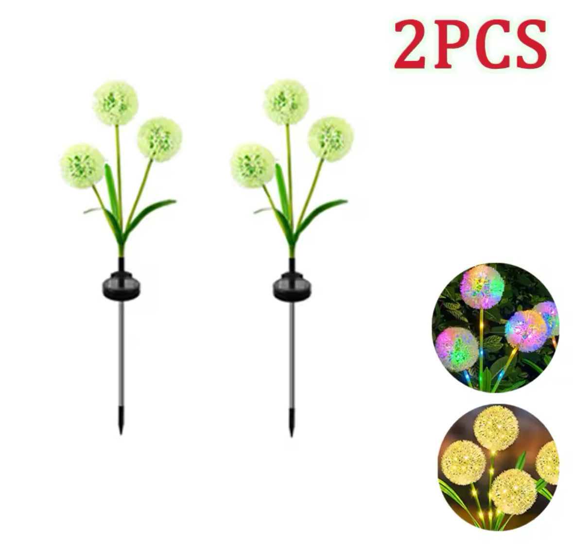 Solar Löwenzahn LED Outdoor Gartenlicht