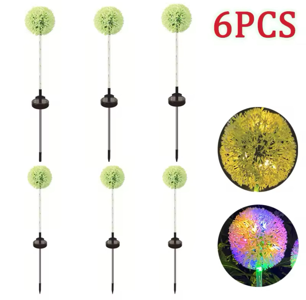 Solar Löwenzahn LED Outdoor Gartenlicht