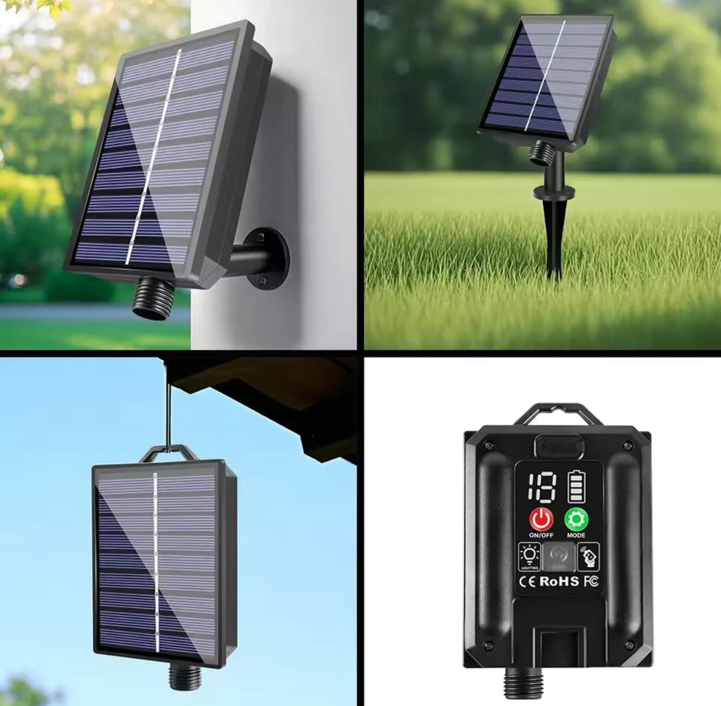 Wetterfeste Outdoor Solar LED Glühbirnen Lichterkette