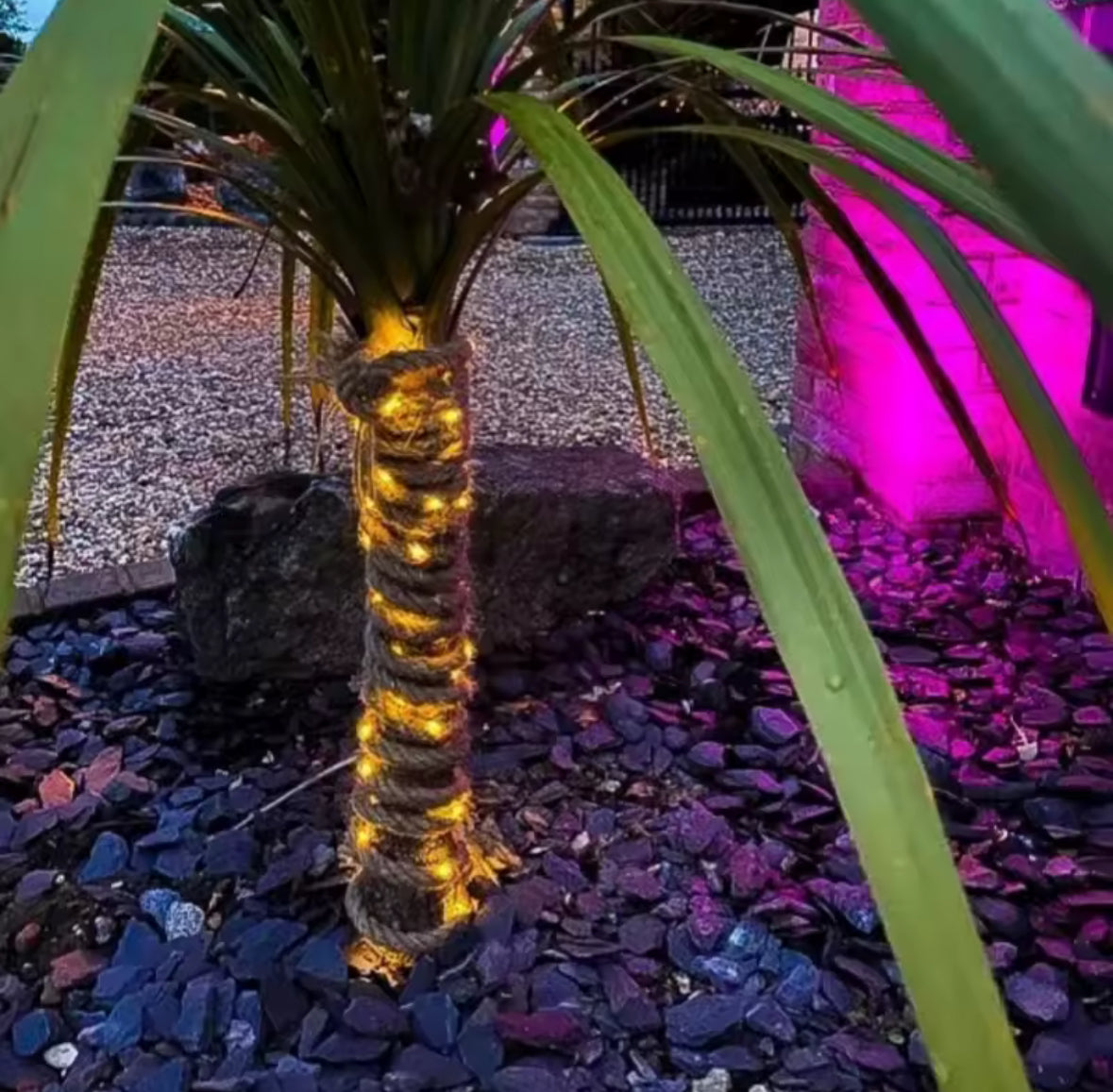 Dekorative Solar LED Schnur