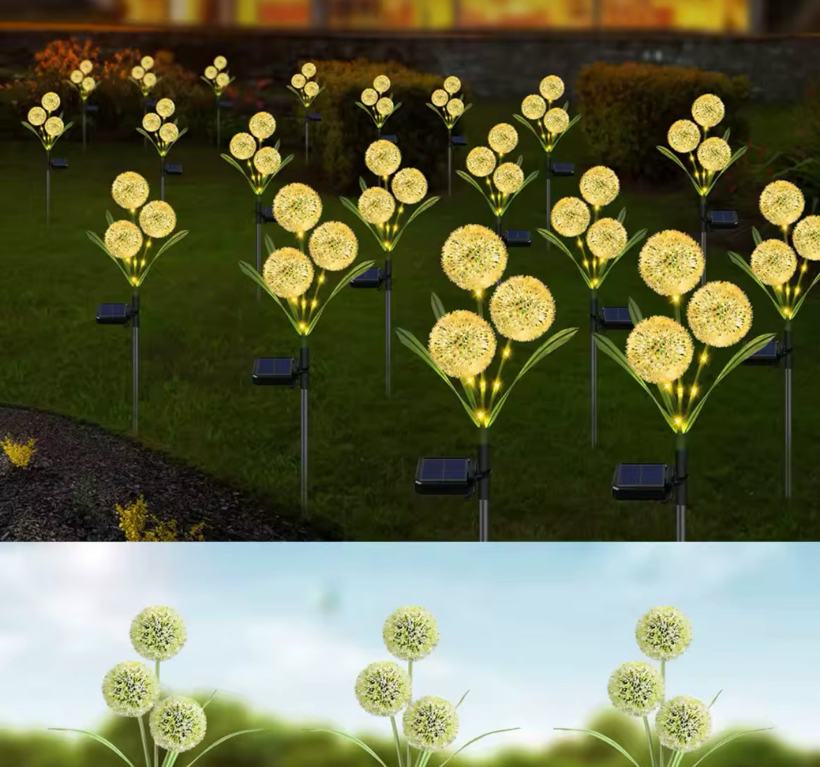 Solar Löwenzahn LED Outdoor Gartenlicht