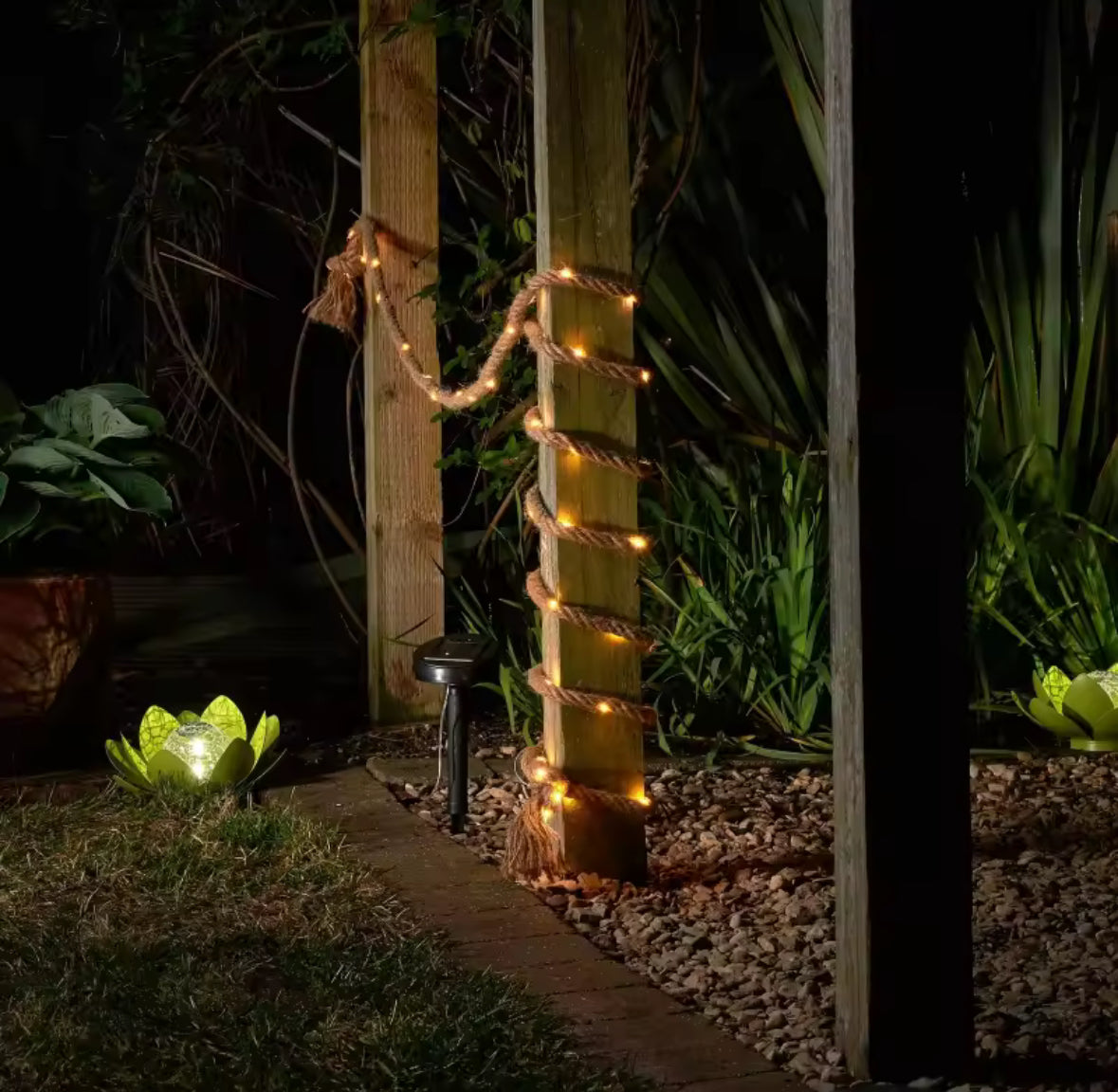 Dekorative Solar LED Schnur