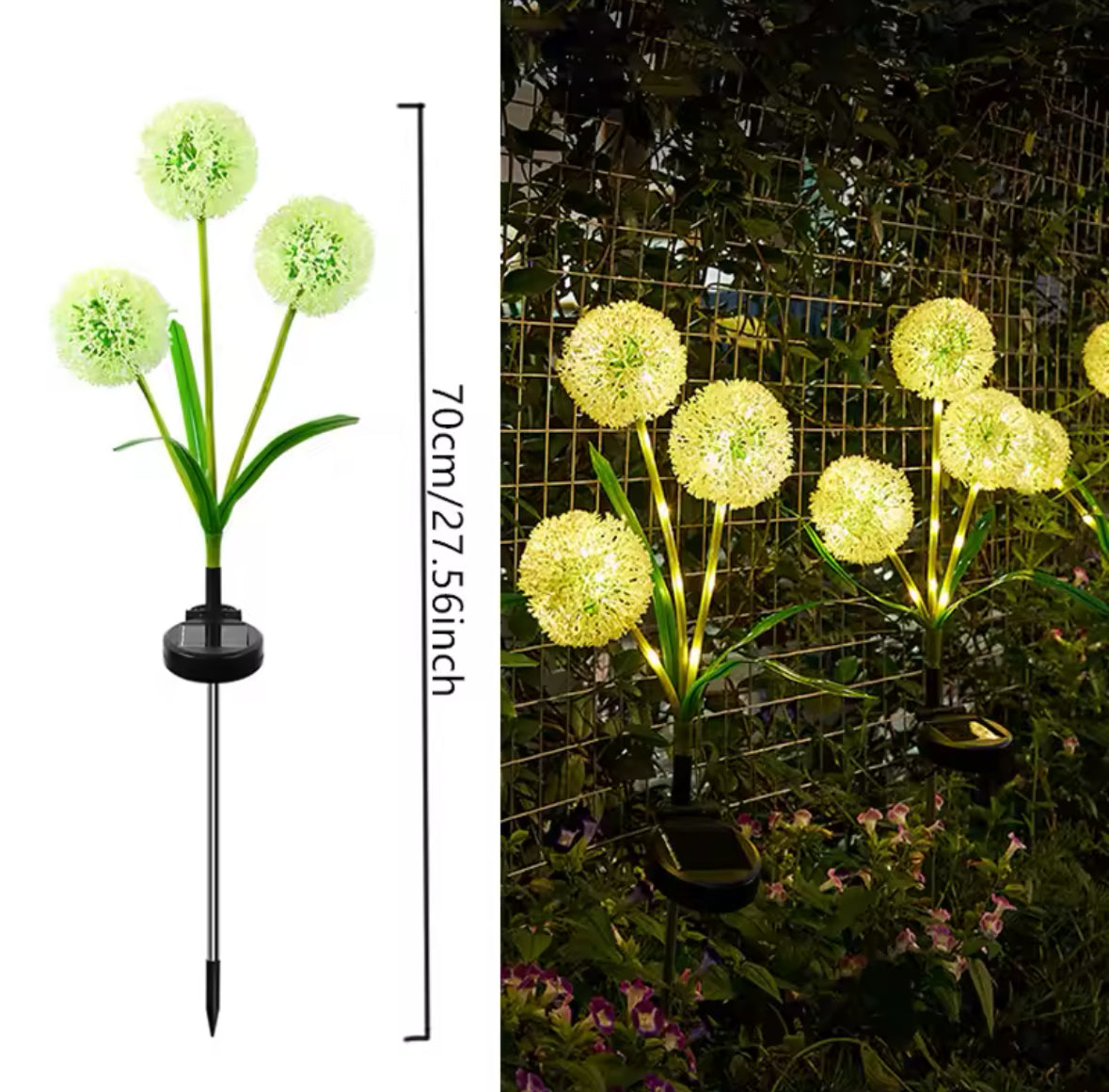 Solar Löwenzahn LED Outdoor Gartenlicht