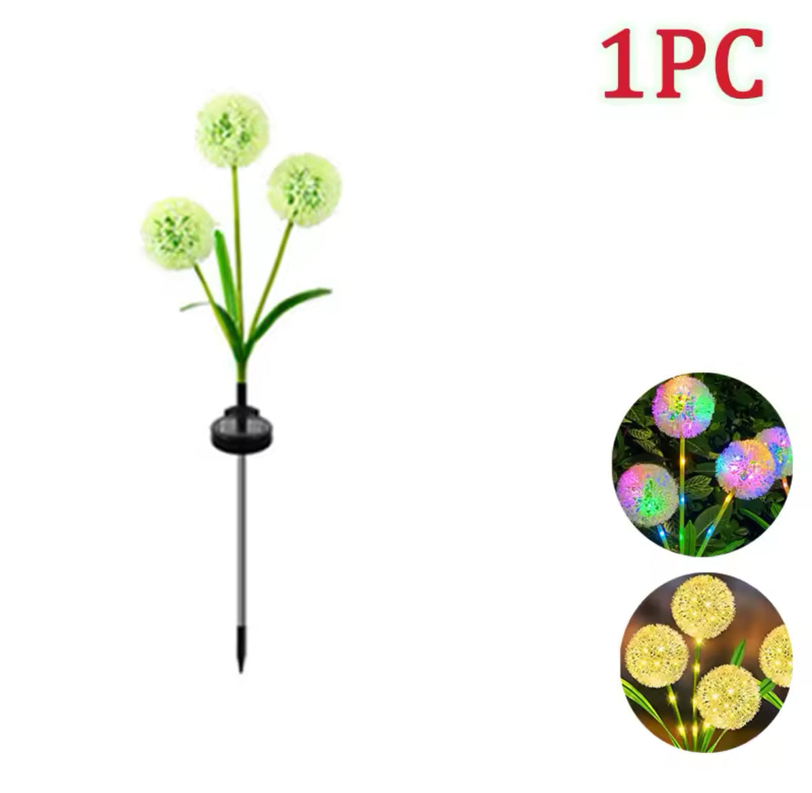 Solar Löwenzahn LED Outdoor Gartenlicht