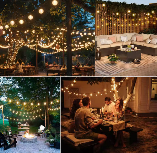 Wetterfeste Outdoor Solar LED Glühbirnen Lichterkette