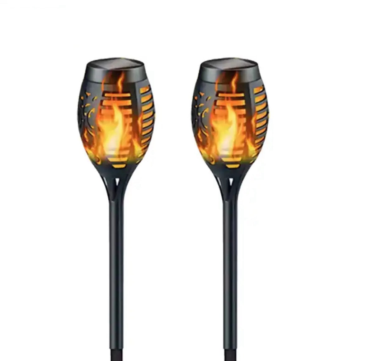 Solar Fackeln mit Flackerndem LED Licht