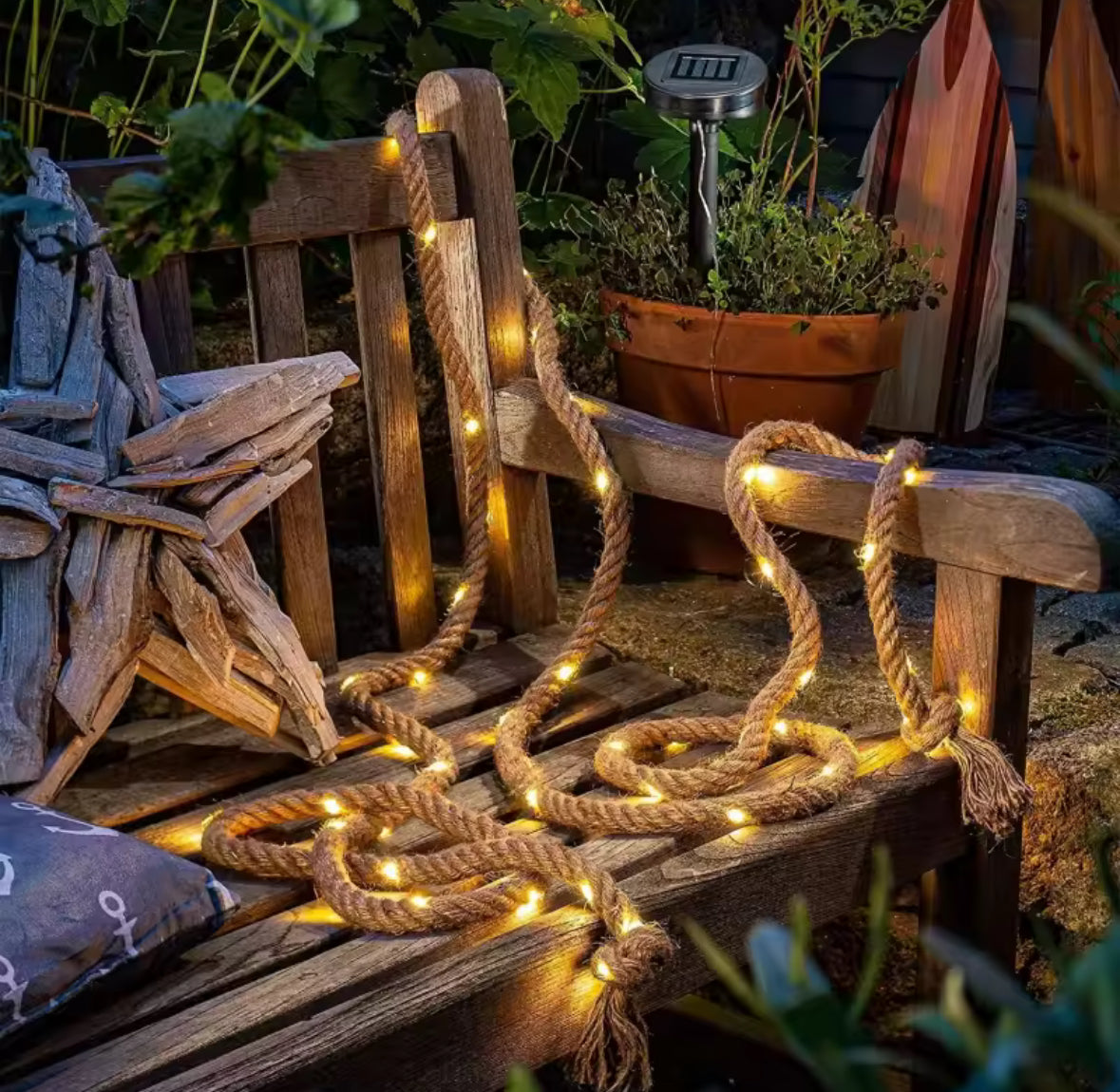 Dekorative Solar LED Schnur