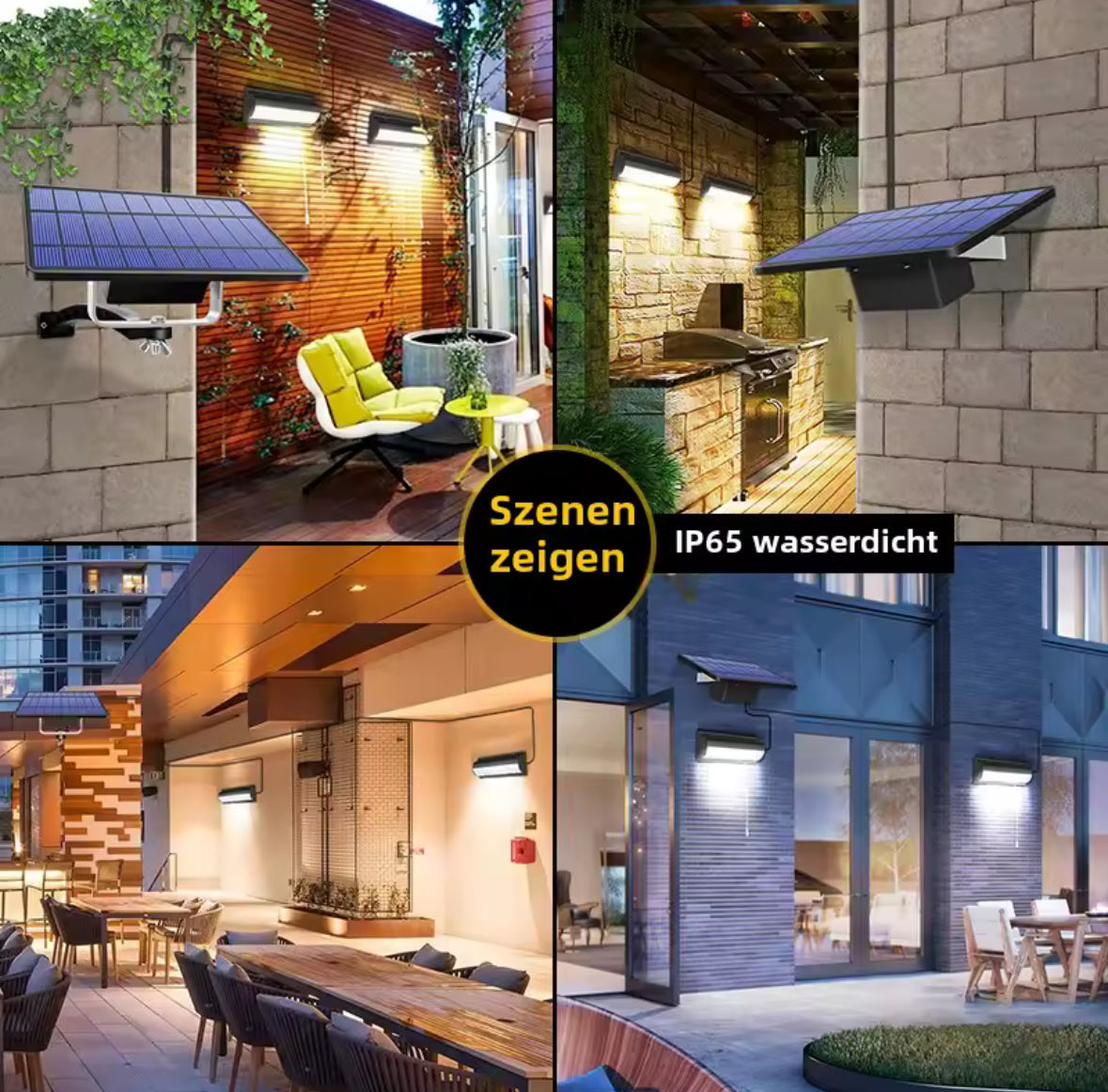 Solar Betriebenes Aussenlicht