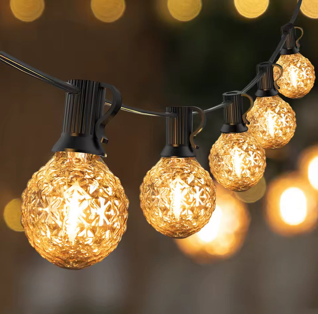 Allwetter Outdoor LED Lichterkette mit Bruchsicheren Birnen