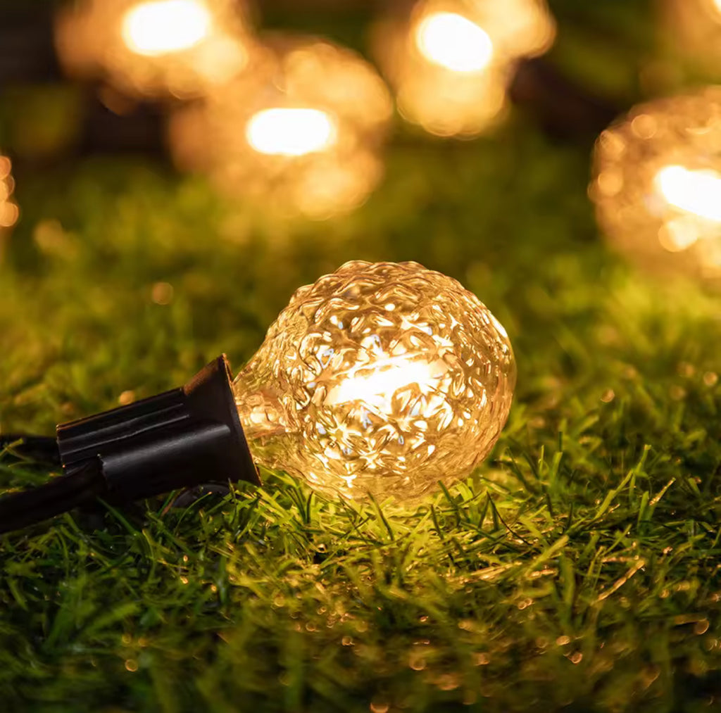 Allwetter Outdoor LED Lichterkette mit Bruchsicheren Birnen