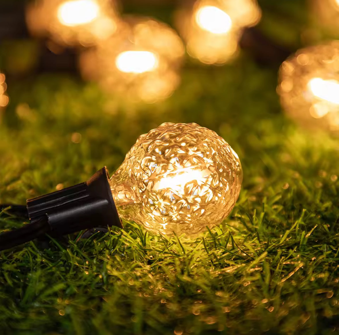 Allwetter Outdoor LED Lichterkette mit Bruchsicheren Birnen