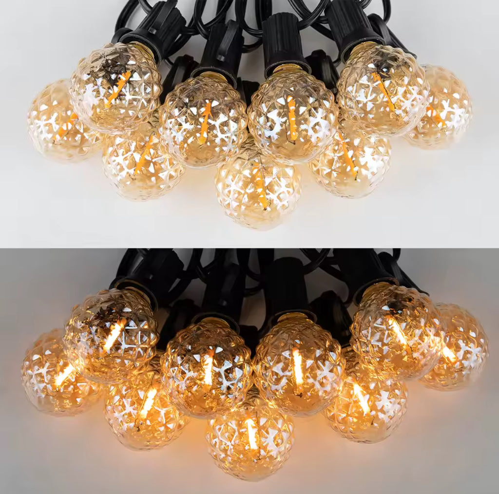 Allwetter Outdoor LED Lichterkette mit Bruchsicheren Birnen