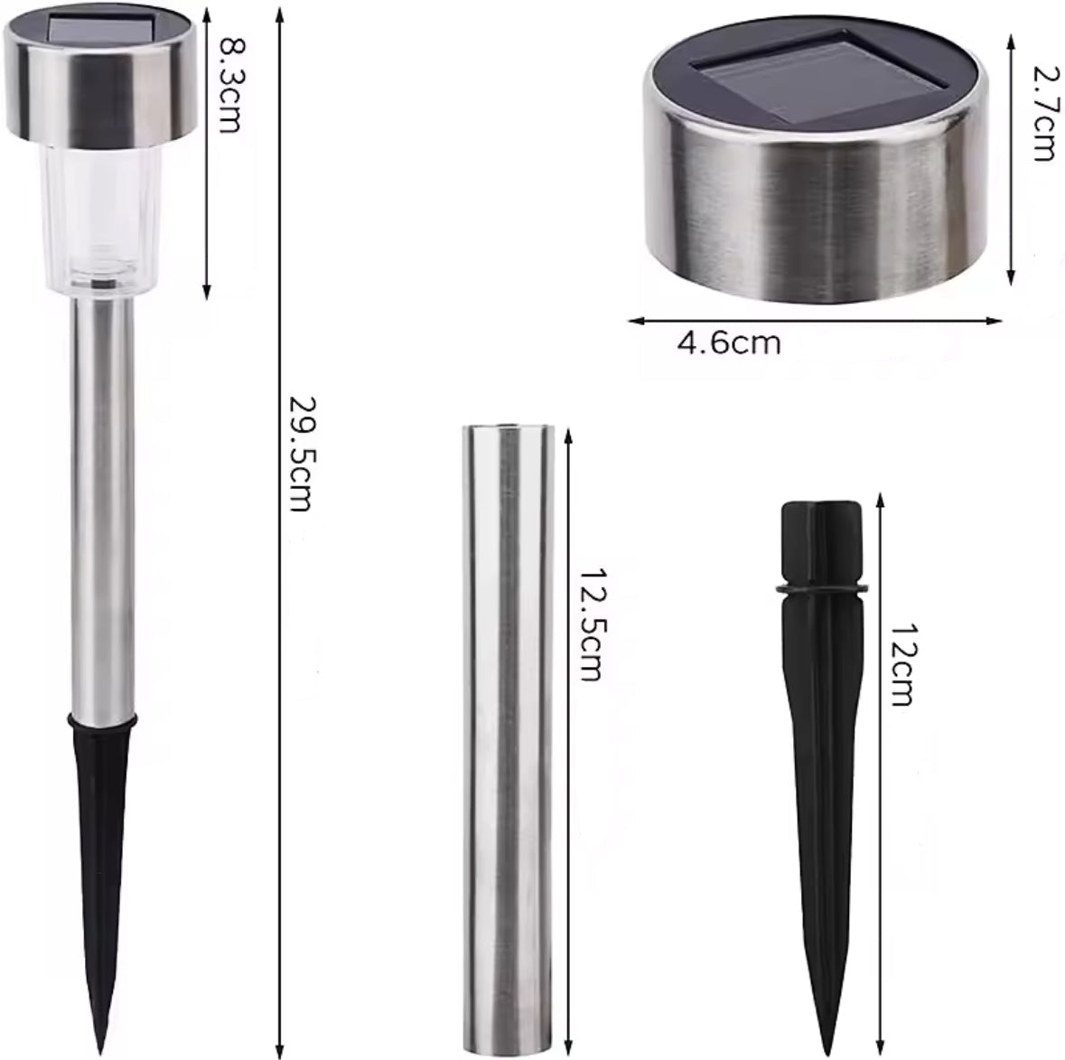 Solar Weglichter Outdoor Set