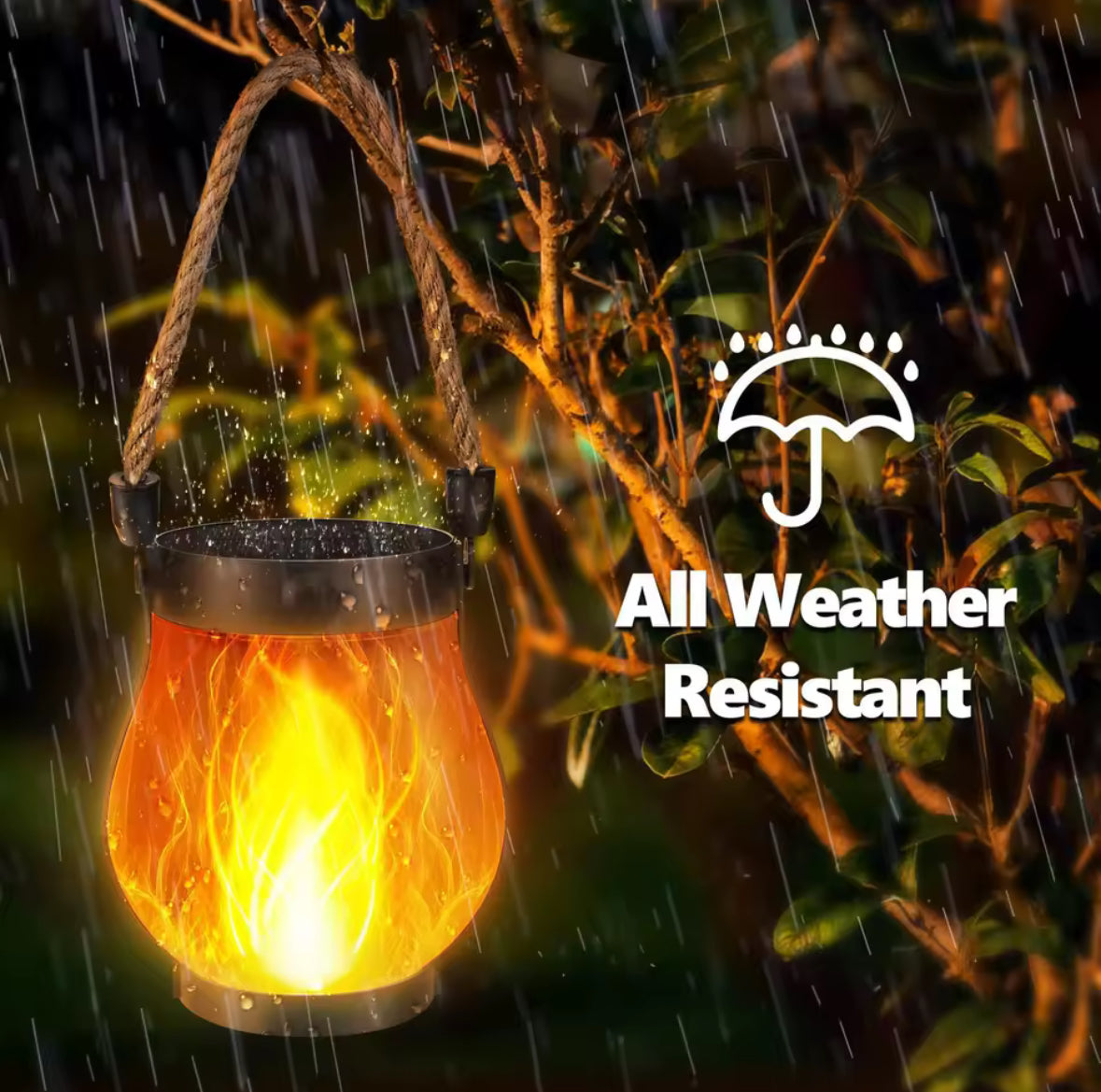Wetterfeste LED Solar Laternen