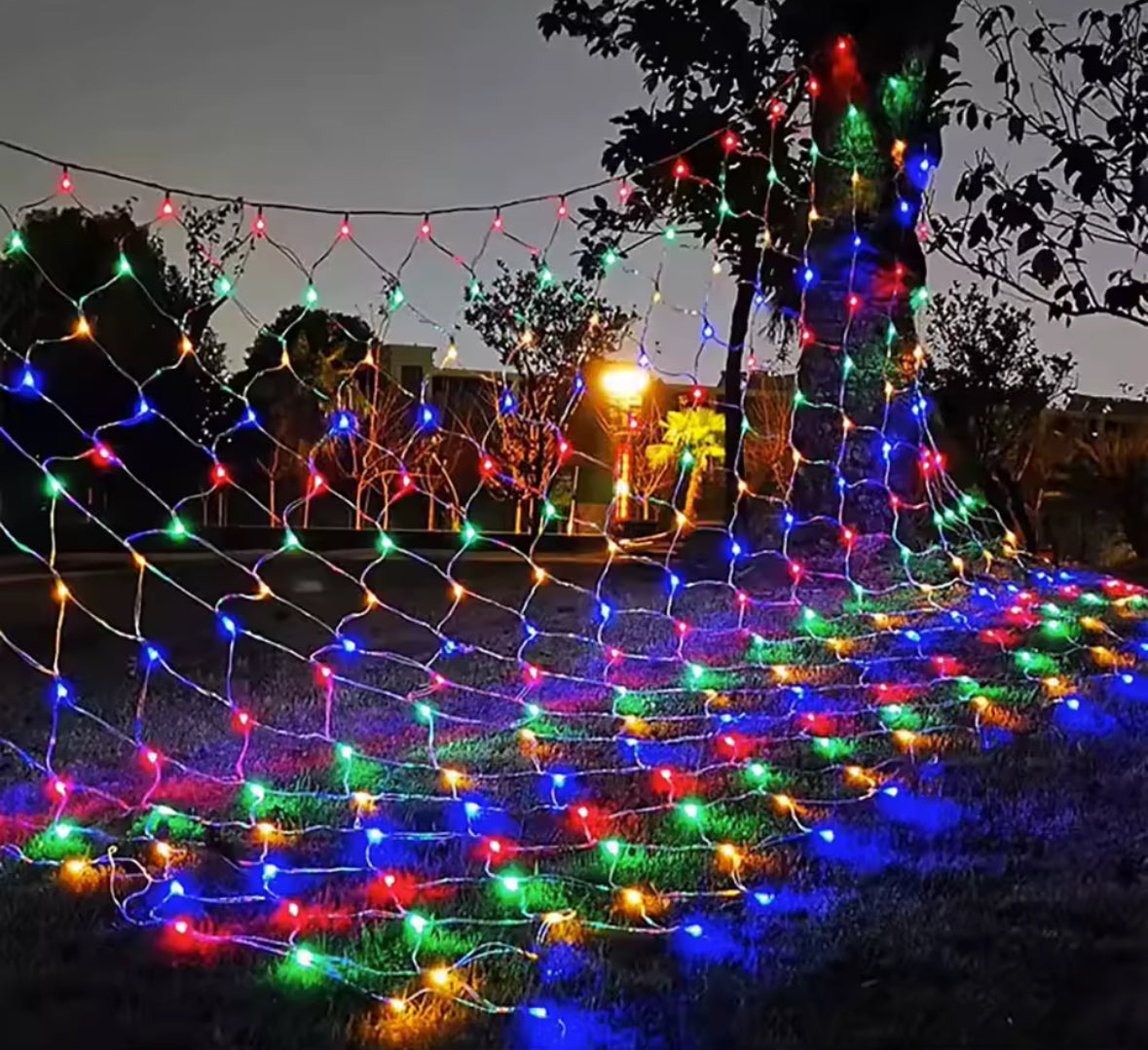 Solar LED Netz Outdoor Lichter Dekoration