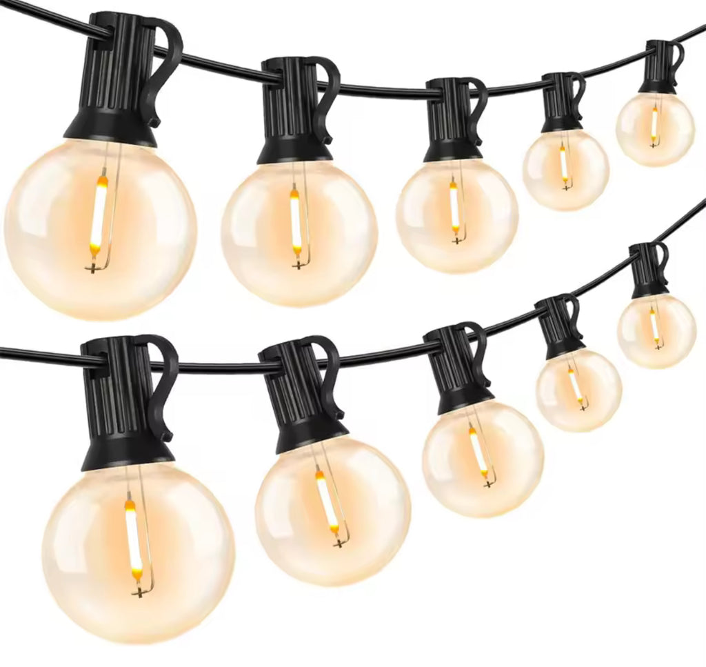 Outdoor Glühbirnen Lichterkette mit Bruchsicheren LED-Birnen