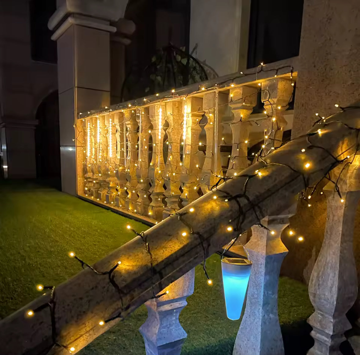 LED Lichterkette Outdoor | Wetterfeste Weihnachtsbeleuchtung 10–100 m | 8 Modi, Warmweiss, Kaltweiss & Bunt für Garten, Balkon & Baum