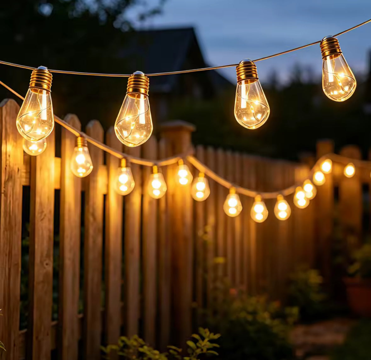 Solar Seil-Lichterkette mit Edison-Birnen | 8 Modi mit Fernbedienung, IP44 | Vintage Bistro-Licht für Pergola, Balkon & Garten