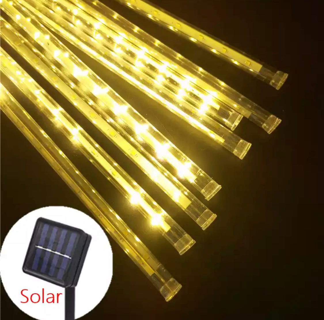 LED Beleuchtungsrohr Lichterkette mit Regentropfen Effekt