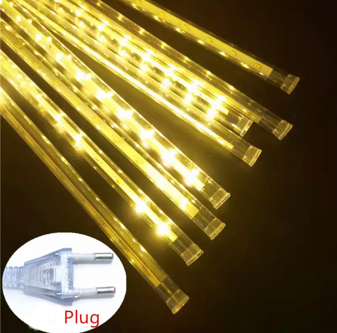 LED Beleuchtungsrohr Lichterkette mit Regentropfen Effekt