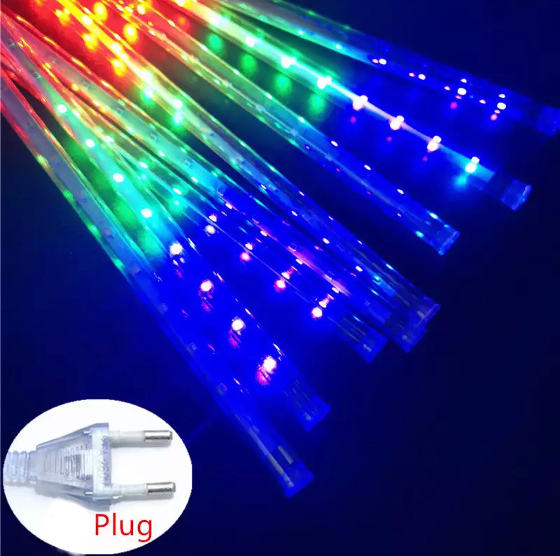 LED Beleuchtungsrohr Lichterkette mit Regentropfen Effekt