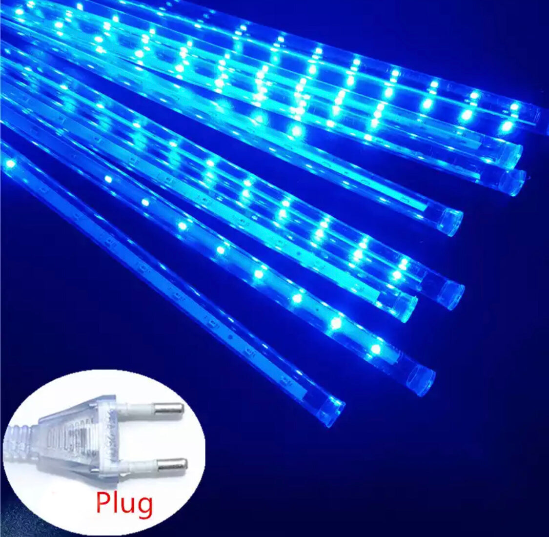 LED Beleuchtungsrohr Lichterkette mit Regentropfen Effekt