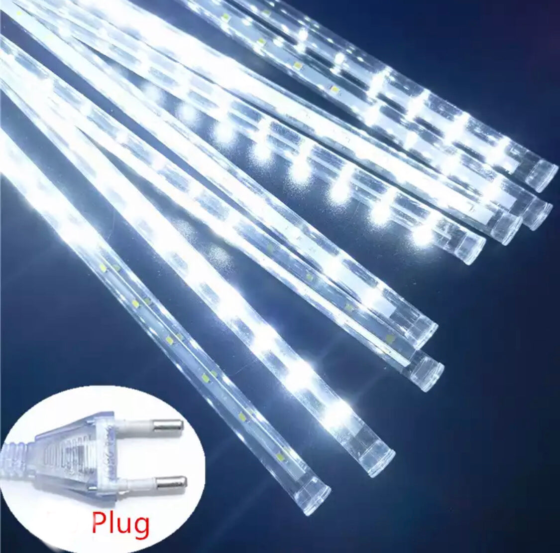 LED Beleuchtungsrohr Lichterkette mit Regentropfen Effekt