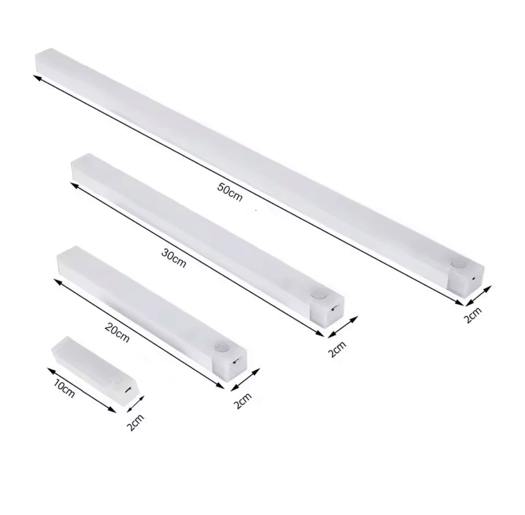 LED Schrankleuchte mit Bewegungsmelder | Kabellos mit USB-C Akku & Magnet-Montage ohne Bohren | Dimmbar für Schrank, Küche, Treppe & Flur