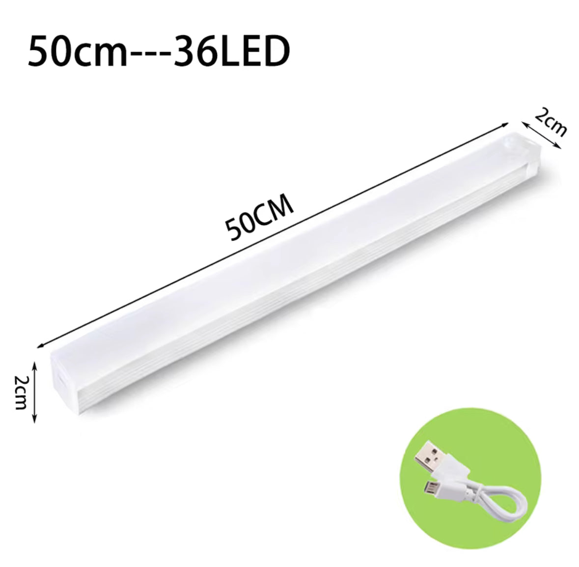 LED Schrankleuchte mit Bewegungsmelder | Kabellos mit USB-C Akku & Magnet-Montage ohne Bohren | Dimmbar für Schrank, Küche, Treppe & Flur