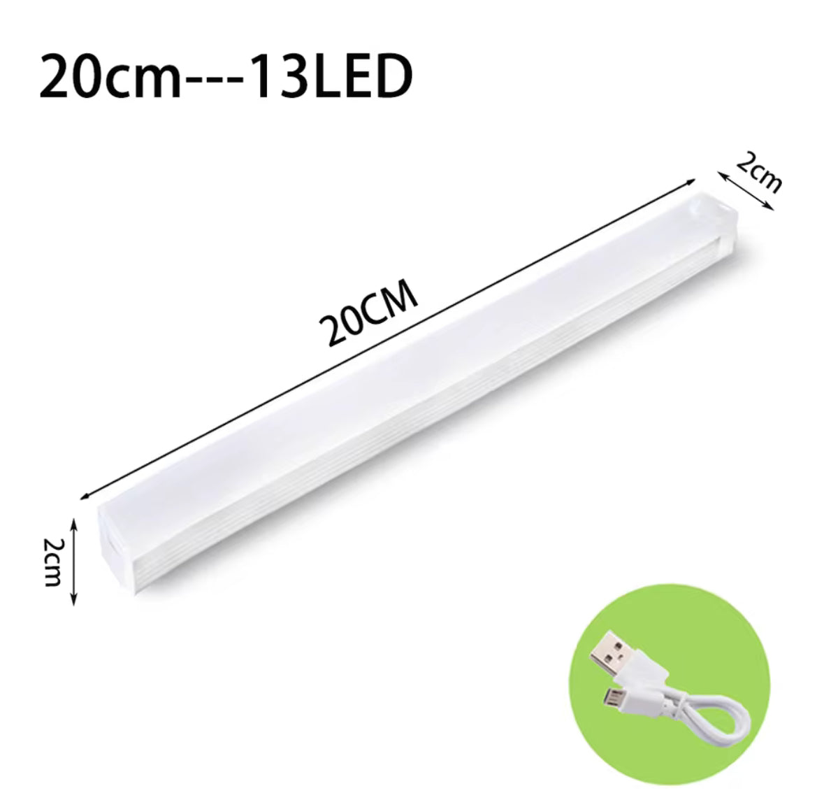 LED Schrankleuchte mit Bewegungsmelder | Kabellos mit USB-C Akku & Magnet-Montage ohne Bohren | Dimmbar für Schrank, Küche, Treppe & Flur