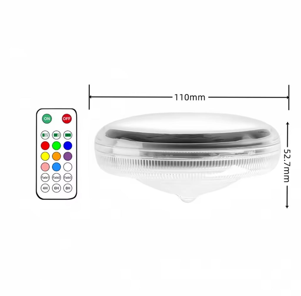 Schwimmendes Solar Pool-Licht | RGB-Farbwechsel mit 12 Modi & Timer, wasserdicht IPX7 | Kabellose Solar-Poolbeleuchtung für Pool, Whirlpool & Teich