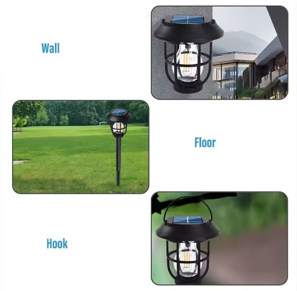 Solar Gartenleuchte 3-in-1 mit Bewegungsmelder | Wegleuchte, Tischlaterne & Wandlicht IP65, 3 Modi | Kabelloses Solarlicht für Weg, Eingang & Terrasse