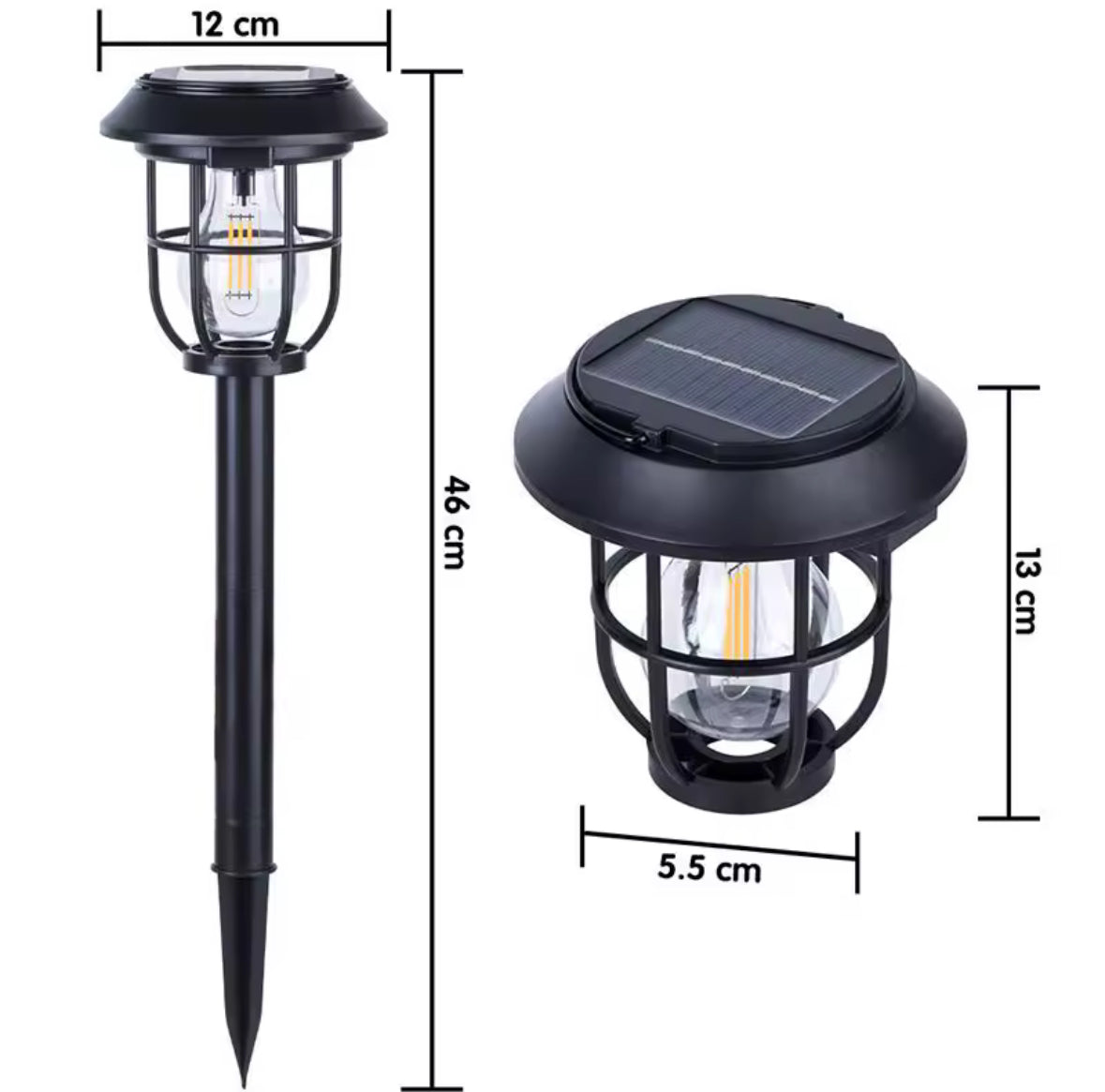 Solar Gartenleuchte 3-in-1 mit Bewegungsmelder | Wegleuchte, Tischlaterne & Wandlicht IP65, 3 Modi | Kabelloses Solarlicht für Weg, Eingang & Terrasse
