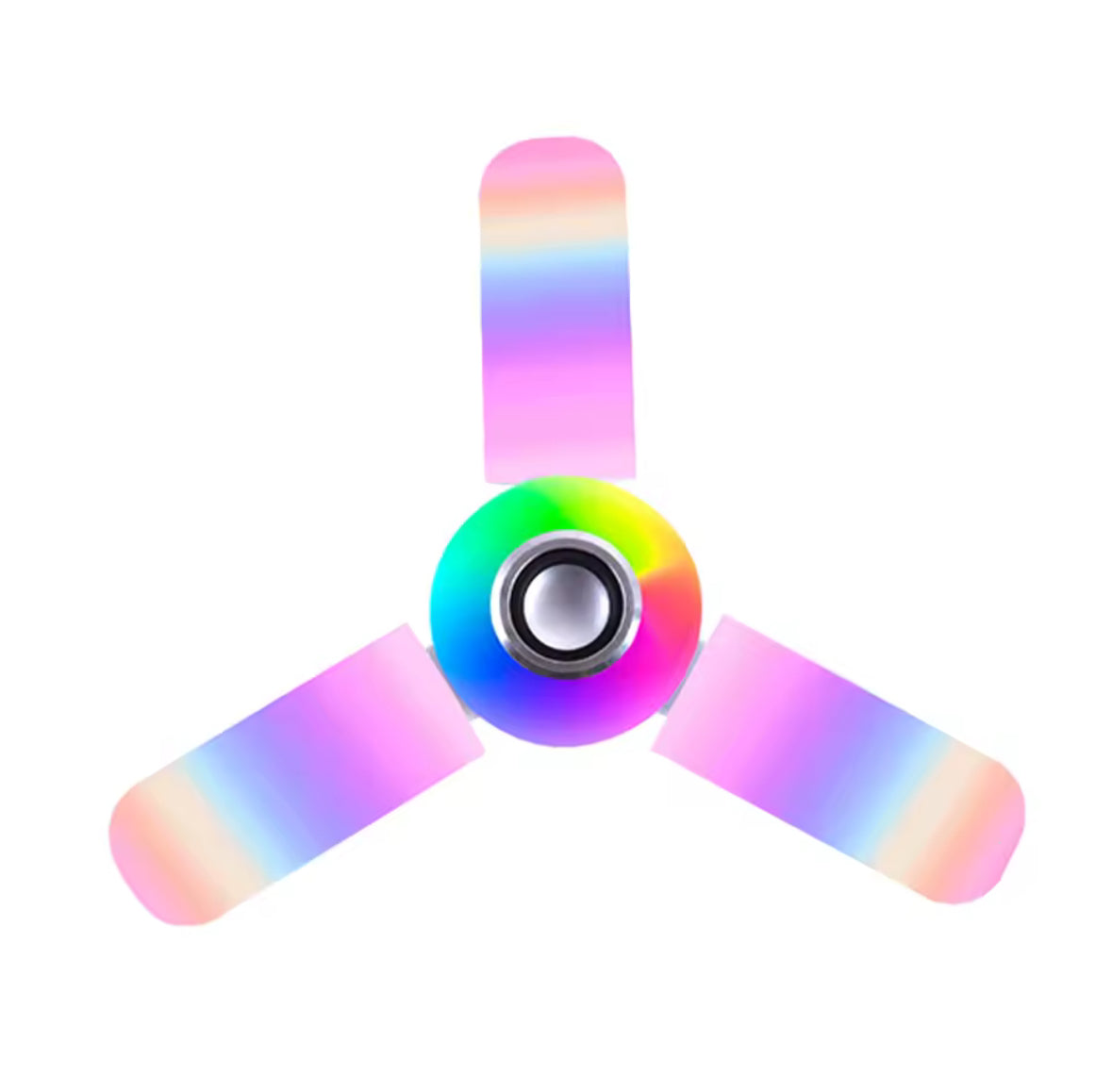 LED Musik-Lampe mit Bluetooth-Lautsprecher | E27 Farbwechsel-Birne mit 4 Leucht-Blättern & Fernbedienung | Party-Licht & Sound für Wohnzimmer, Jugendzimmer & Hobbyraum