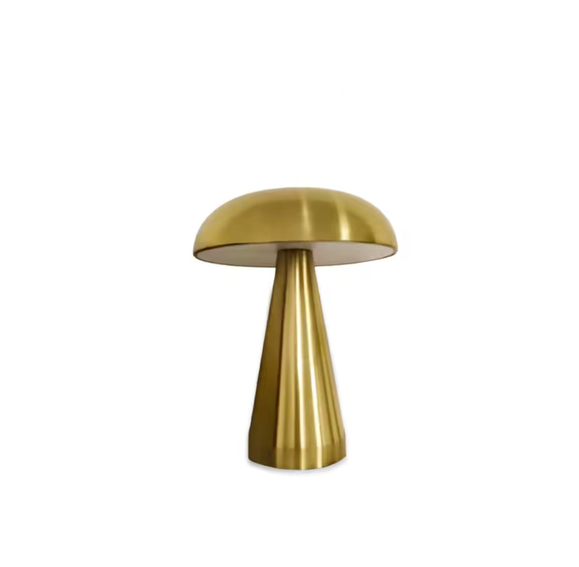 LED Pilz-Tischlampe mit Touch-Dimmer | Kabellose Retro Mushroom-Lampe mit Akku, 3 Lichtfarben, USB | Design-Nachtlicht für Nachttisch, Schreibtisch & Regal