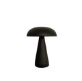 LED Pilz-Tischlampe mit Touch-Dimmer | Kabellose Retro Mushroom-Lampe mit Akku, 3 Lichtfarben, USB | Design-Nachtlicht für Nachttisch, Schreibtisch & Regal