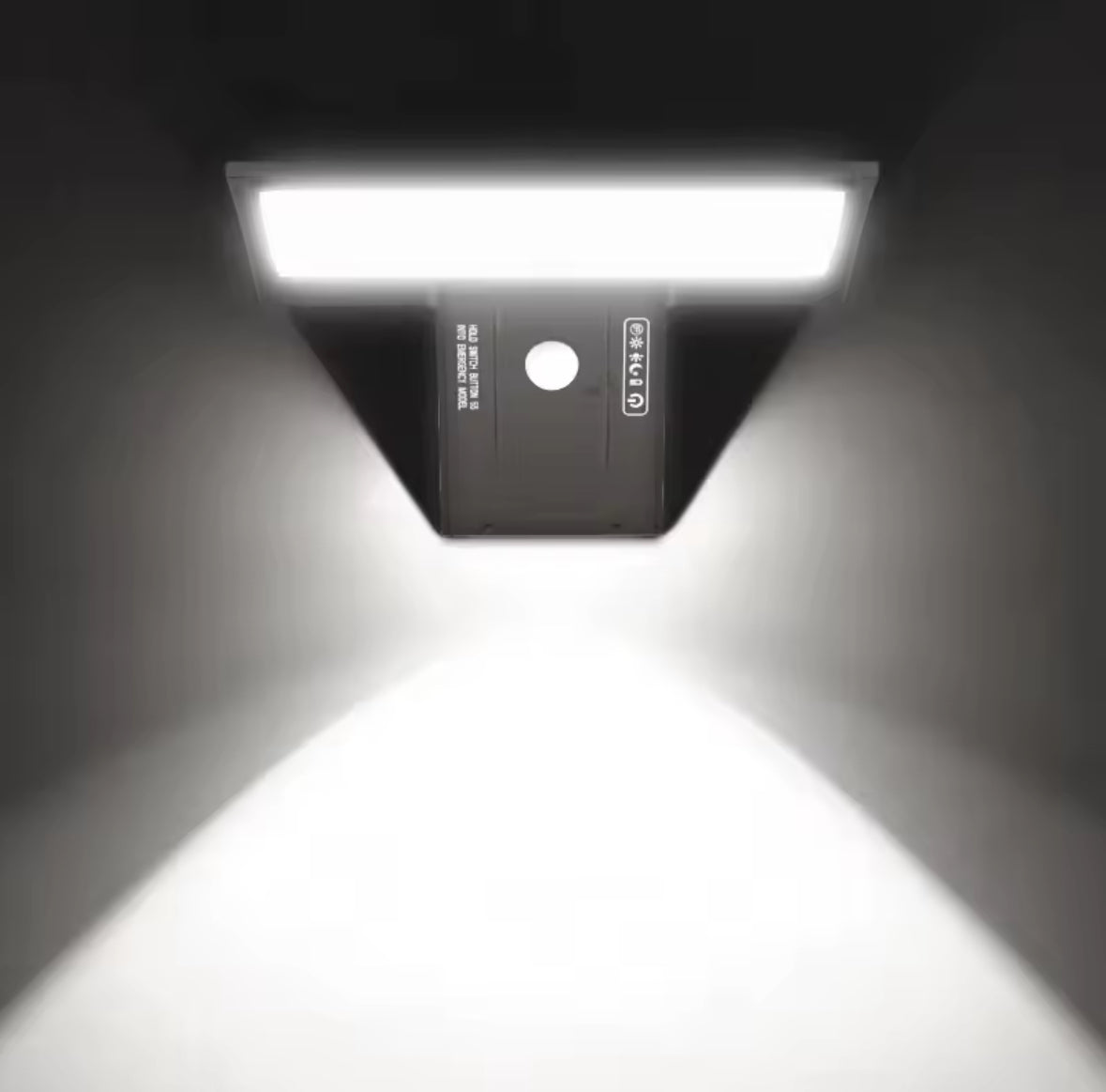Solar Sicherheitsleuchte mit Bewegungsmelder | 90 LED Flutlicht, 4 Modi, 2600 mAh, IP65 | Kabelloses Aussenlicht für Garage, Hauseingang & Hof