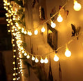 LED Motiv-Lichterkette mit Batteriebetrieb | Stern, Schneeflocke oder Kristallkugel, 1,5 bis 10 m, warmweiss, kaltweiss oder bunt | Stimmungslicht für Wohnzimmer, Tischdeko & Weihnachten